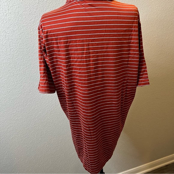 Peter Millar Striped Golf Polo Shirt, L - Picture 6 of 6